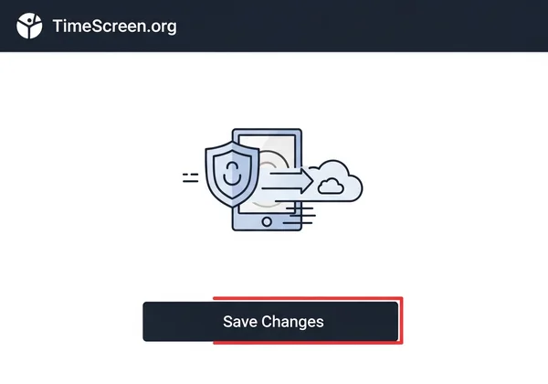 TimeScreen 明确的保存按钮和本地存储确认。